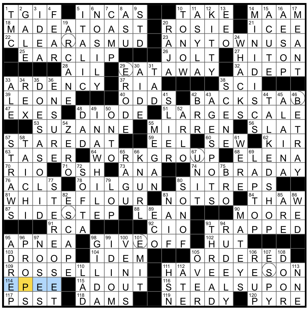 Rex Parker Does The NYT Crossword Puzzle War Room Briefings In Military Shorthand SUN 1 26 25 Pioneers Of Freeze drying Food Ridge In Metalworking Annual Observance For Breast Cancer Awareness Rex Parker Does The NYT Crossword Puzzle War Room Briefings In Military Shorthand SUN 1 26 25 Pioneers Of Freeze drying Food Ridge In Metalworking Annual Observance For Breast Cancer Awareness