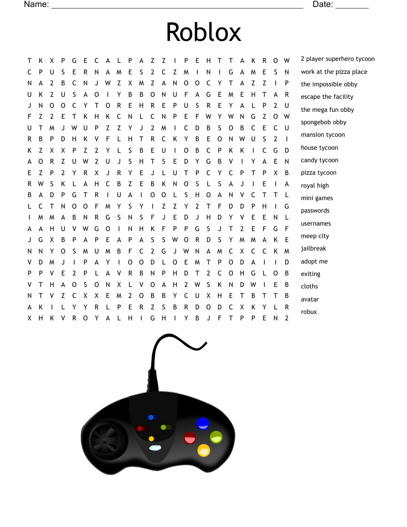 Roblox Word Search WordMint