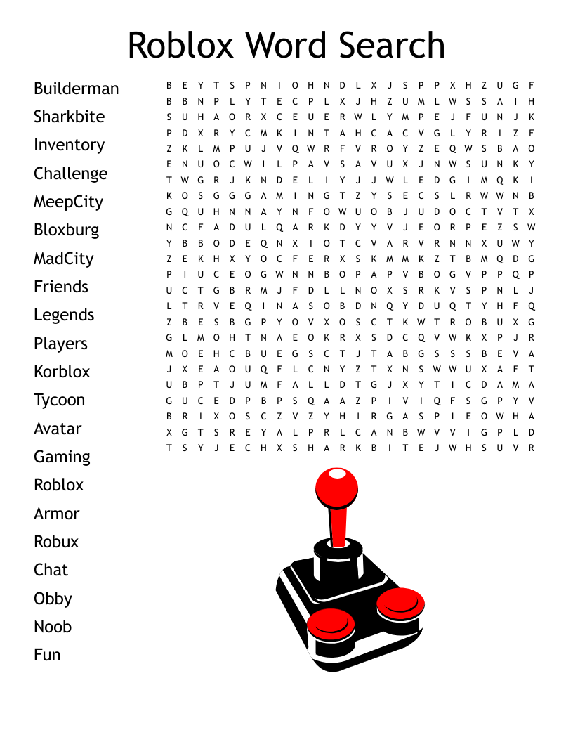 Roblox Word Search WordMint