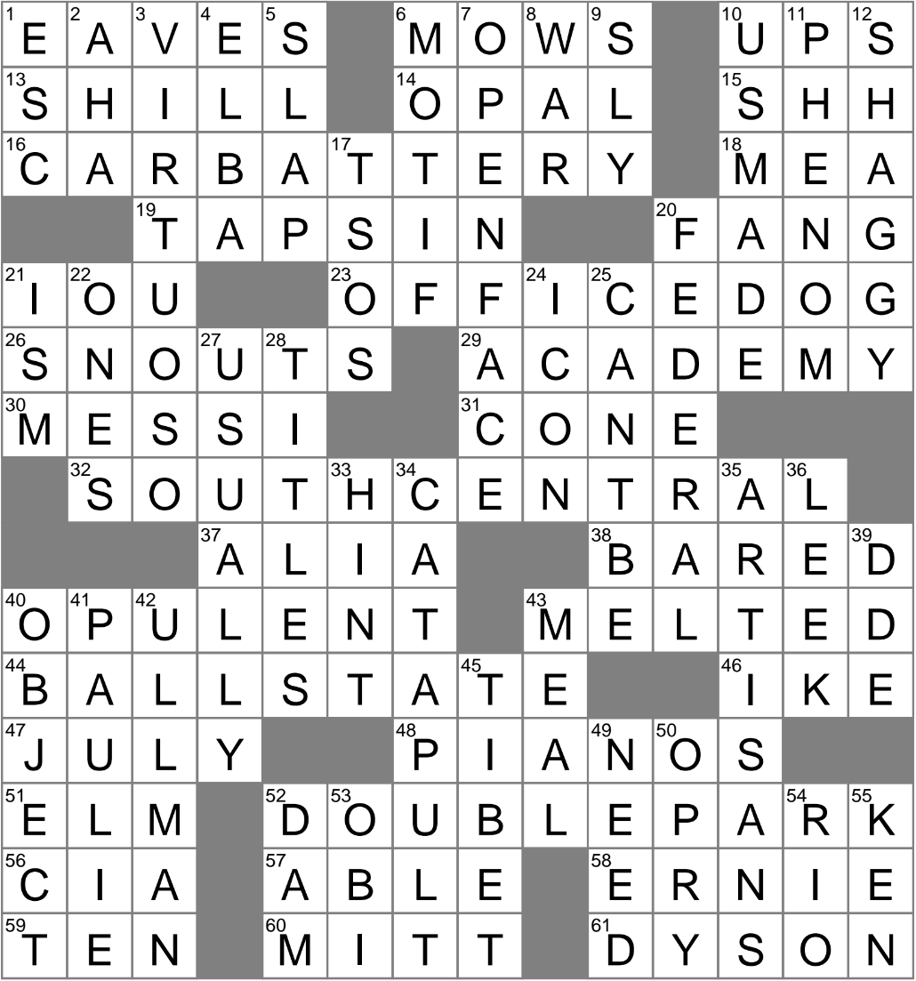 Roof Spots For Holiday Lights Crossword Clue Archives LAXCrossword Roof Spots For Holiday Lights Crossword Clue Archives LAXCrossword