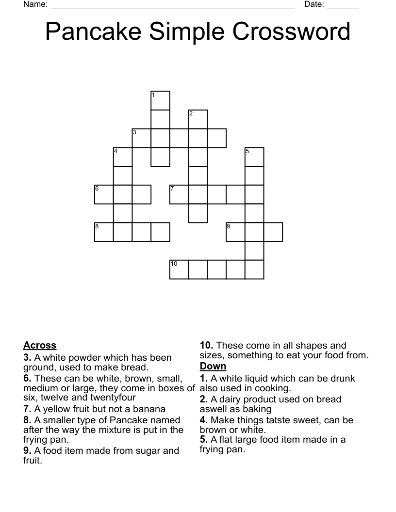 Russian Pancake Crossword Clue