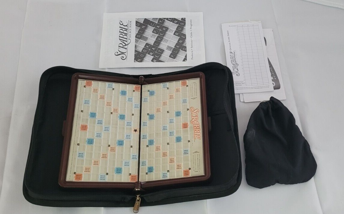 Scrabble Crossword Folding Travel Game Zip Case Complete Game EBay Scrabble Crossword Folding Travel Game Zip Case Complete Game EBay