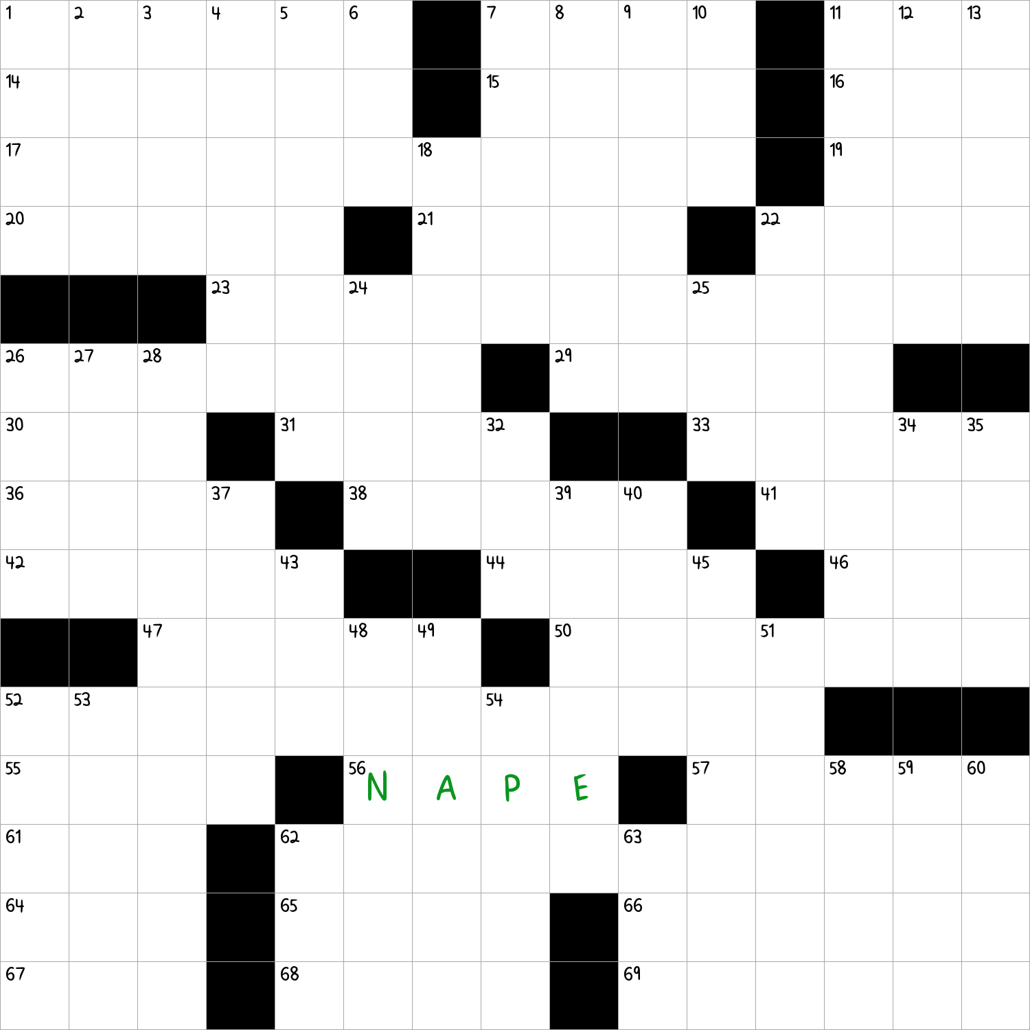 Scruff NYT Crossword Clue March 25 2025