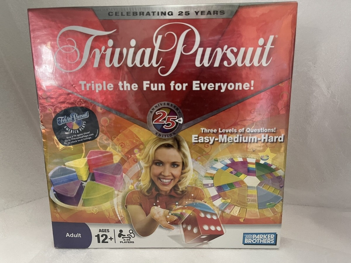 SEALED Trivial Pursuit 25th Anniversary Edition Celebrating Years Board Game EBay SEALED Trivial Pursuit 25th Anniversary Edition Celebrating Years Board Game EBay
