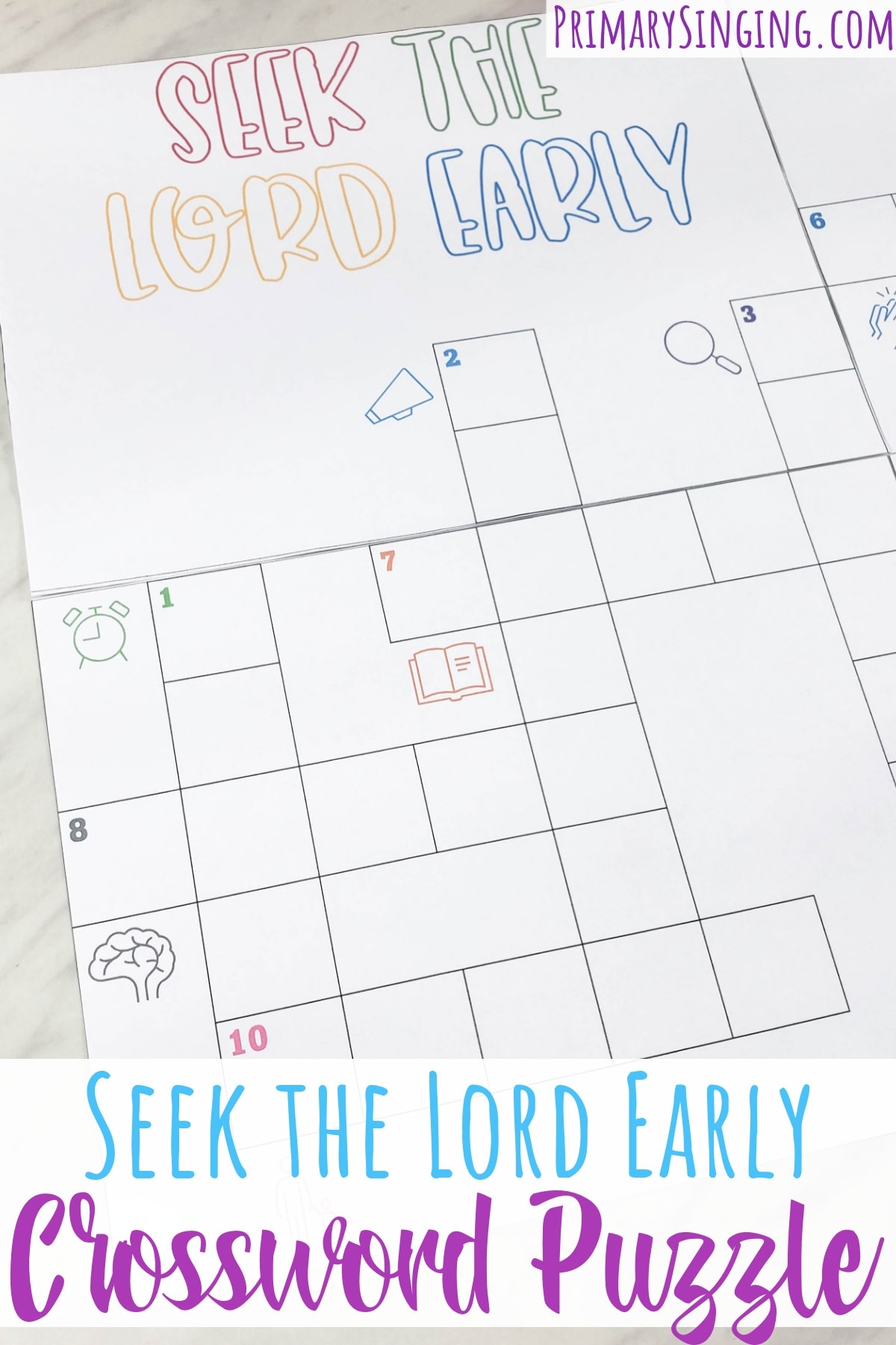 Seek The Lord Early Crossword Puzzle Primary Singing Seek The Lord Early Crossword Puzzle Primary Singing