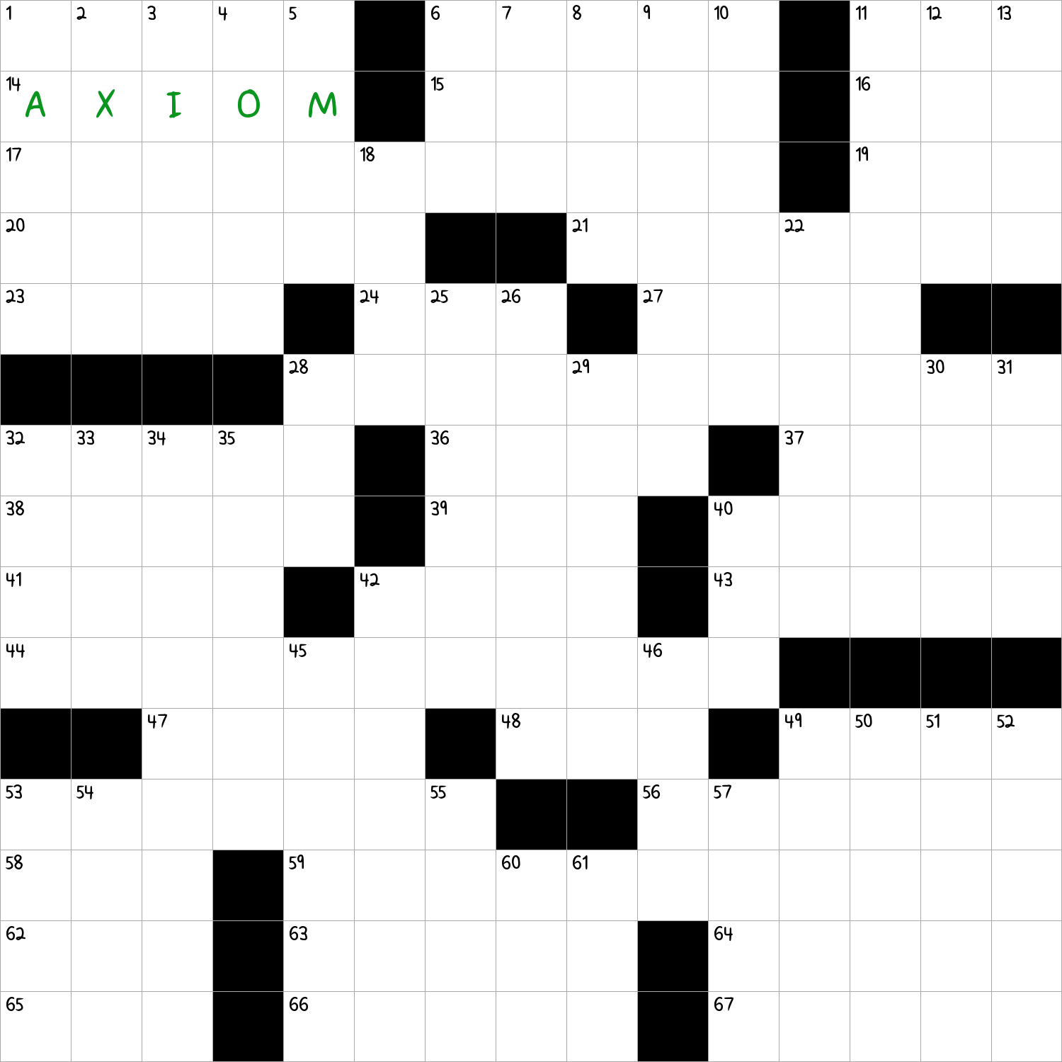 Self evident Truth NYT Crossword Clue November 18 2024