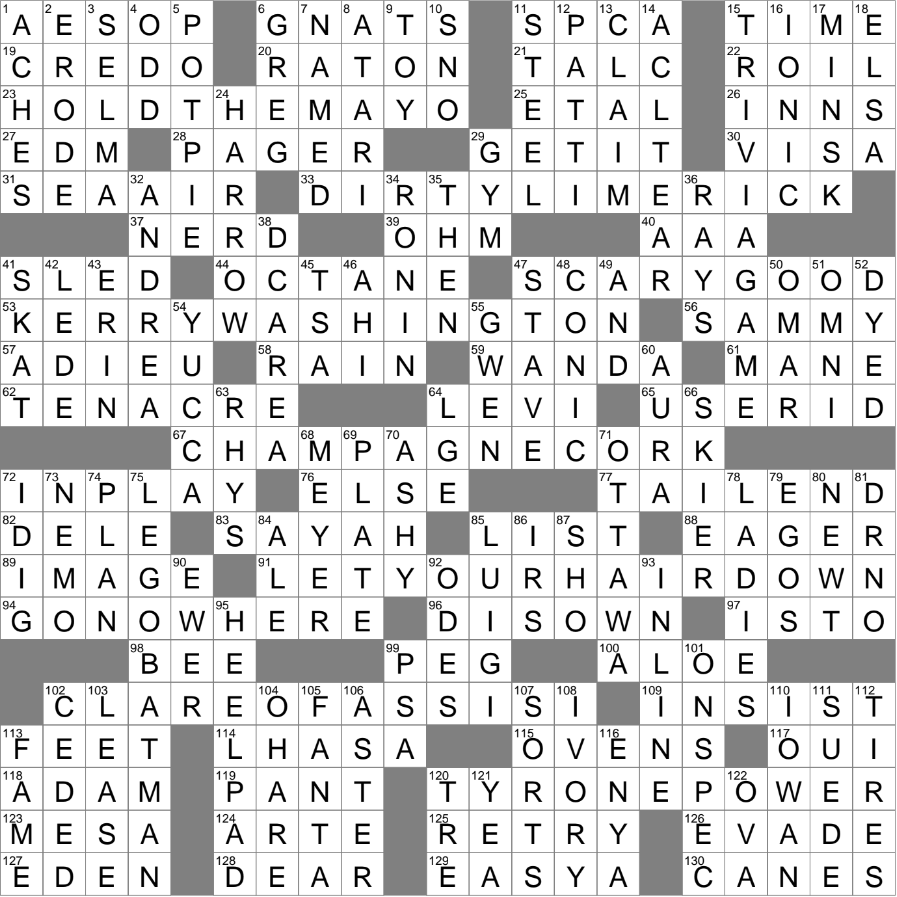 Semiaquatic Salamander Crossword Clue Archives LAXCrossword Semiaquatic Salamander Crossword Clue Archives LAXCrossword