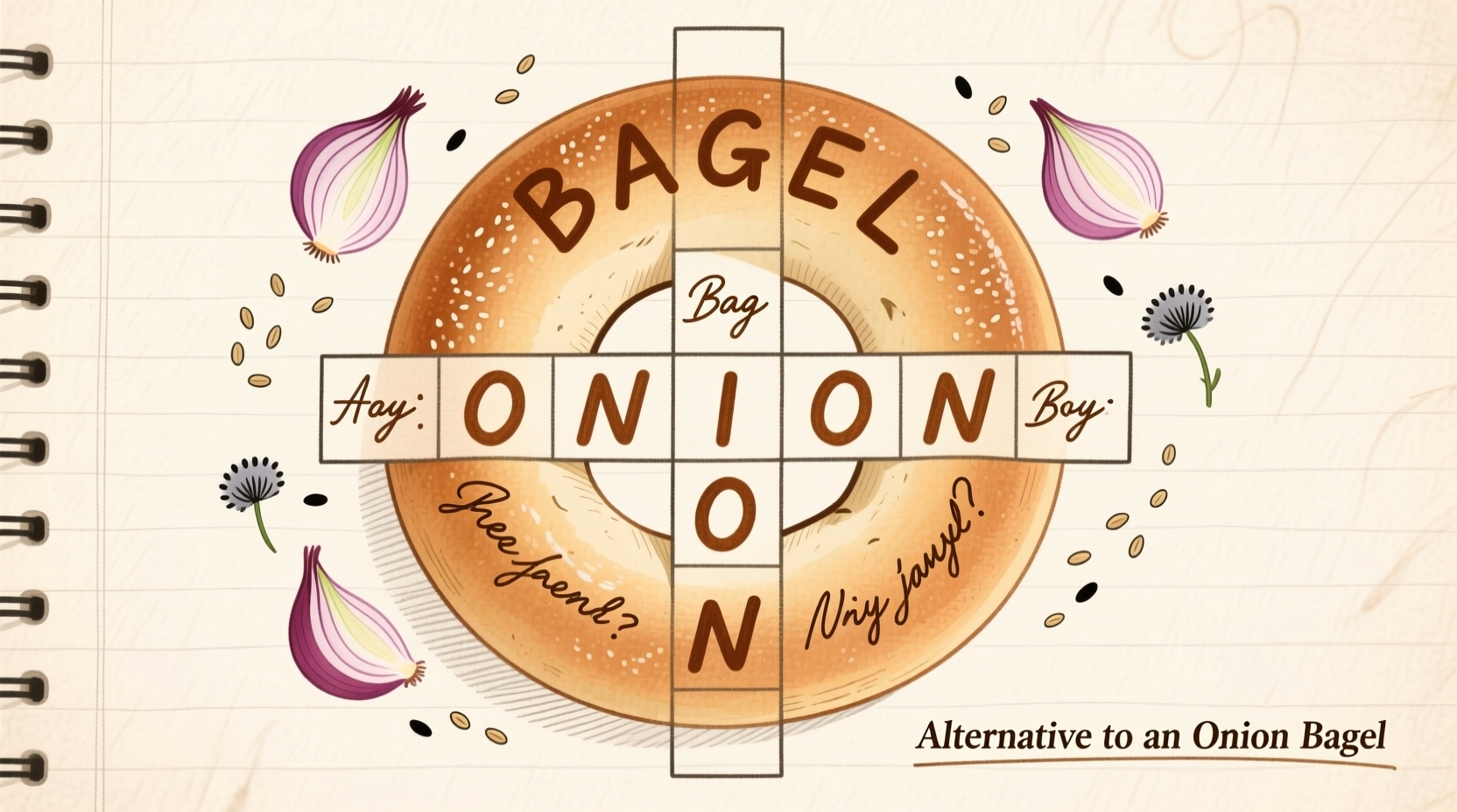 Sesame Standard Crossword Answer For Onion Bagel Alternative