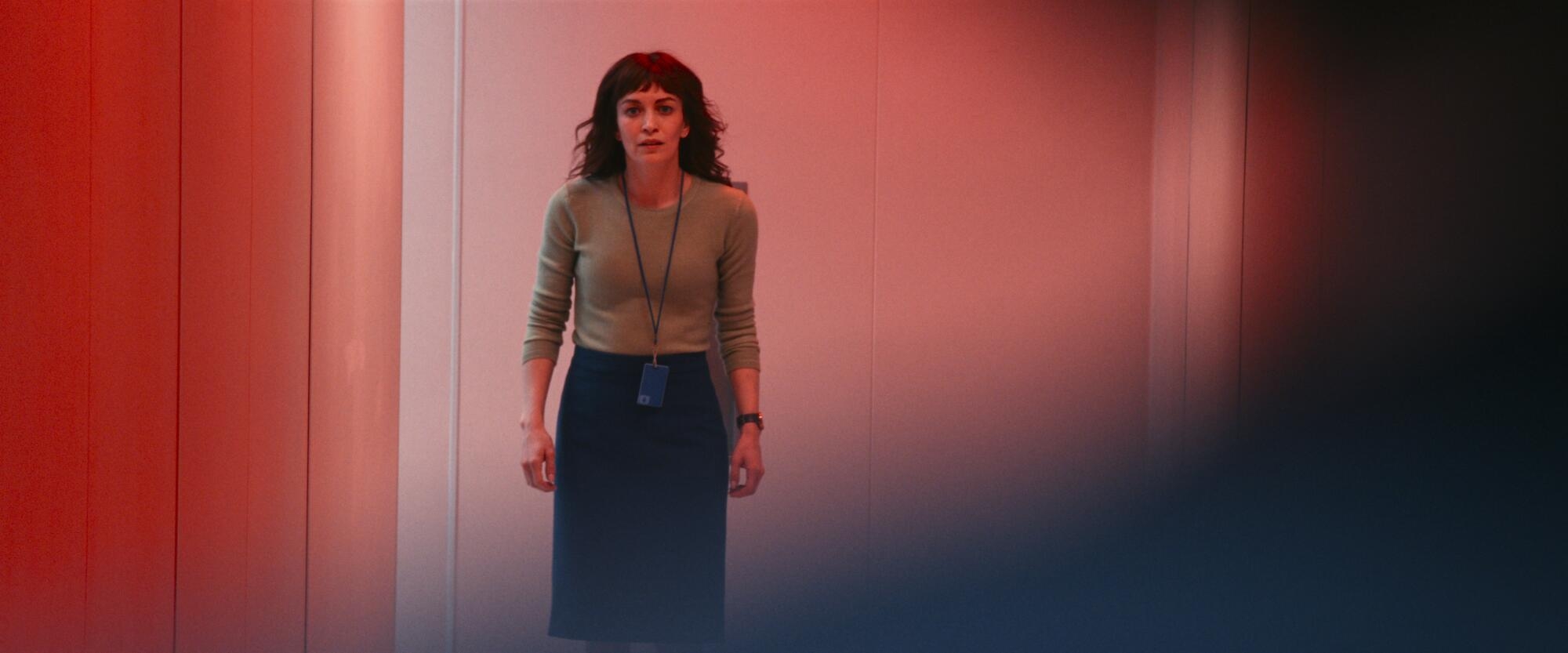 marks wife on severance crossword