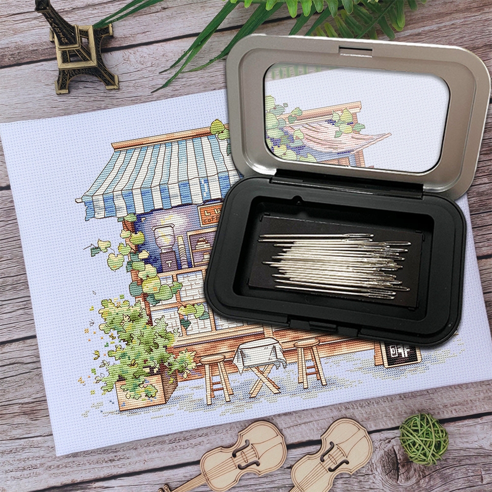 Sewing Needle Case Piriuuo Magnetic Needle Case Rectangle Magnetic Crossword Clue