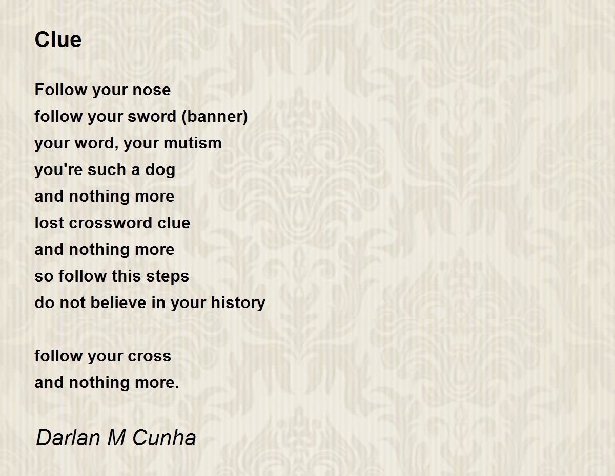 Shortly In Poems Crossword Clue Poetry Valley