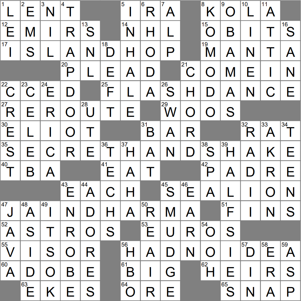 Show Appreciation At A Poetry Slam Crossword Clue Archives LAXCrossword