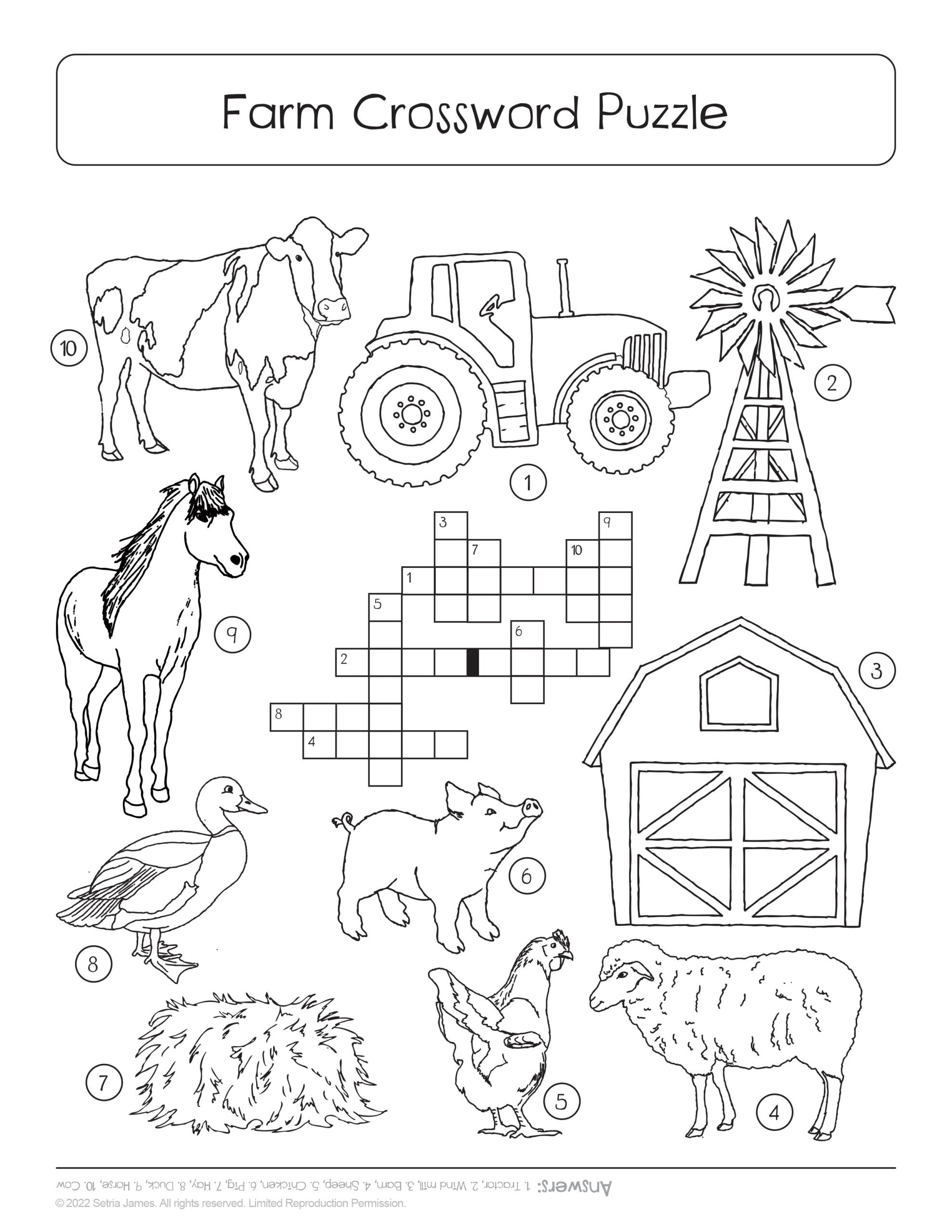 simple crossword clue