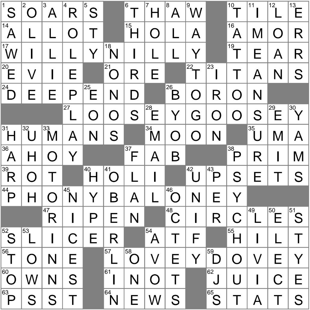 Slack Alternative Crossword Clue Archives LAXCrossword