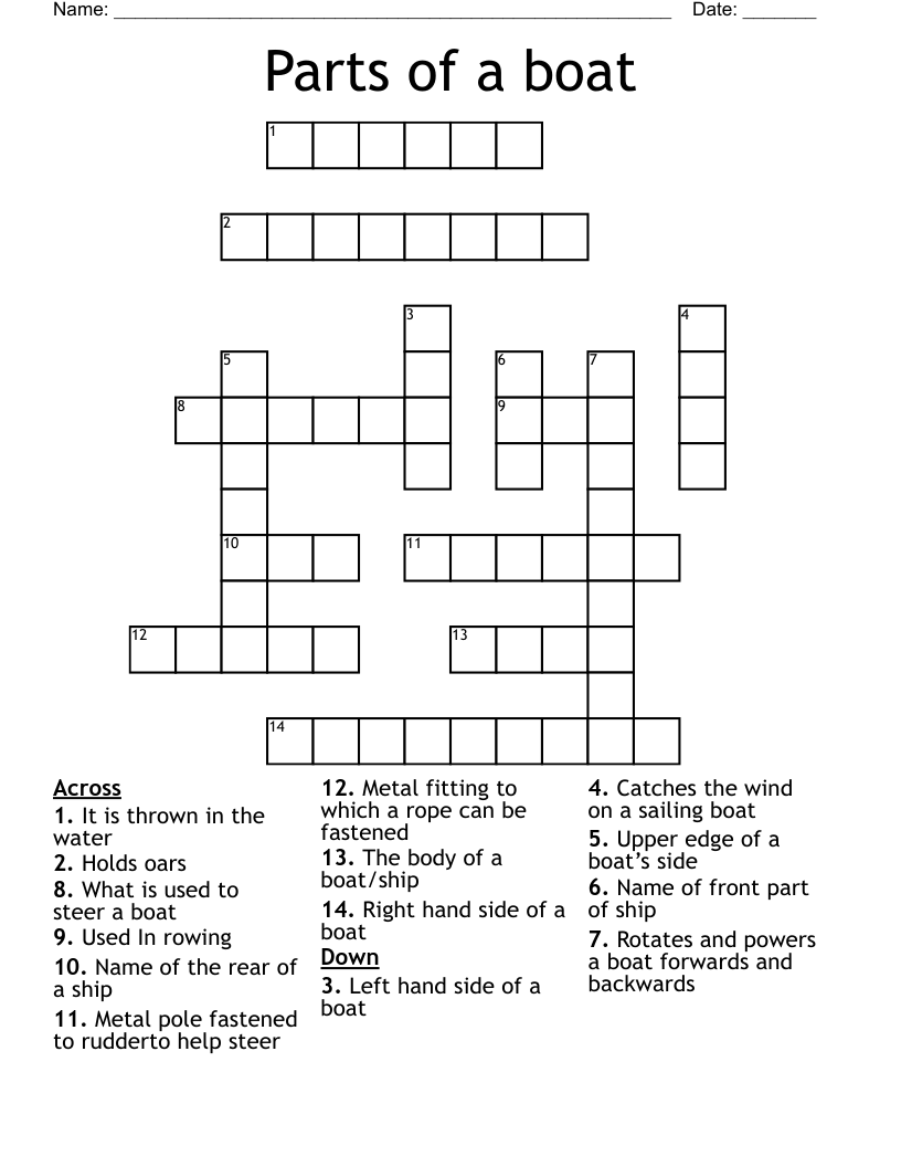 Small Flat Bottomed Boat Nyt Crossword At Dennis Marquis Blog