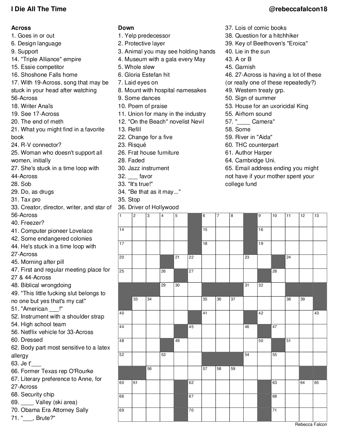 endangered nyt crossword