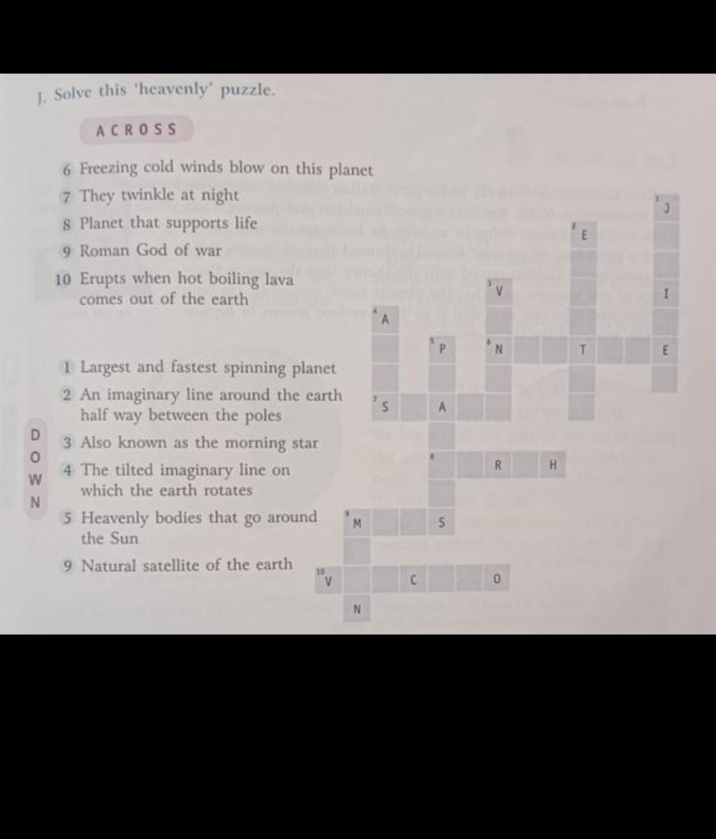 Solve This heavenly Puzzle ACROSS 6 Freezing Cold Winds Blow On This Solve This heavenly Puzzle ACROSS 6 Freezing Cold Winds Blow On This