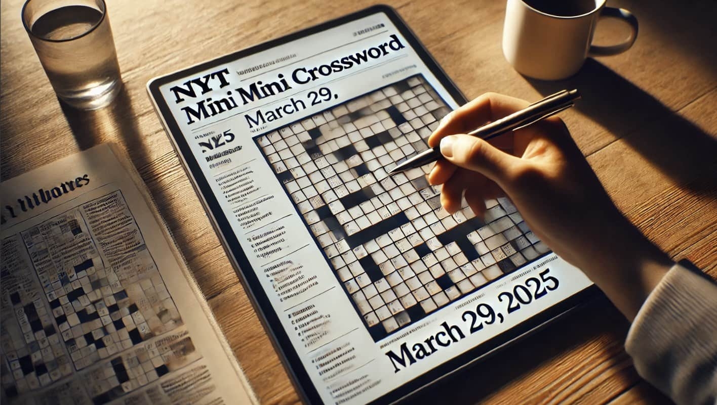 Solving The NYT Mini Crossword March 29 2025 The Answer Guide