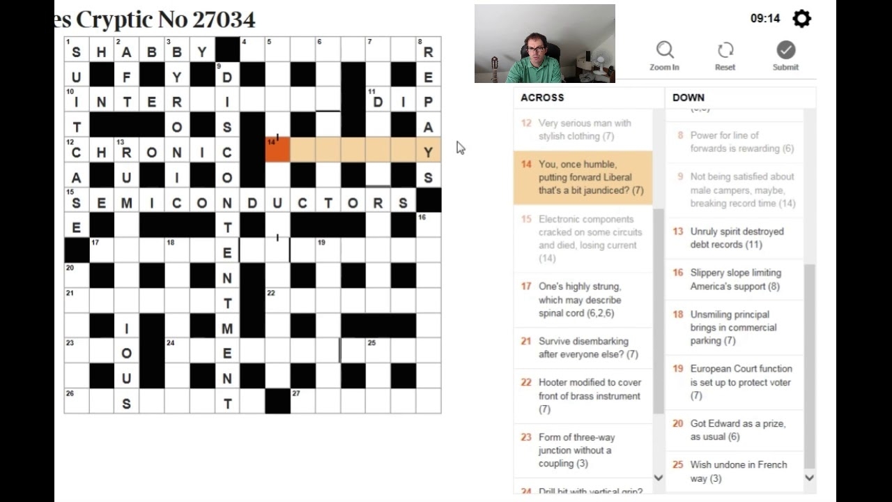 Solving The Times Cryptic Crossword Beginner Video YouTube