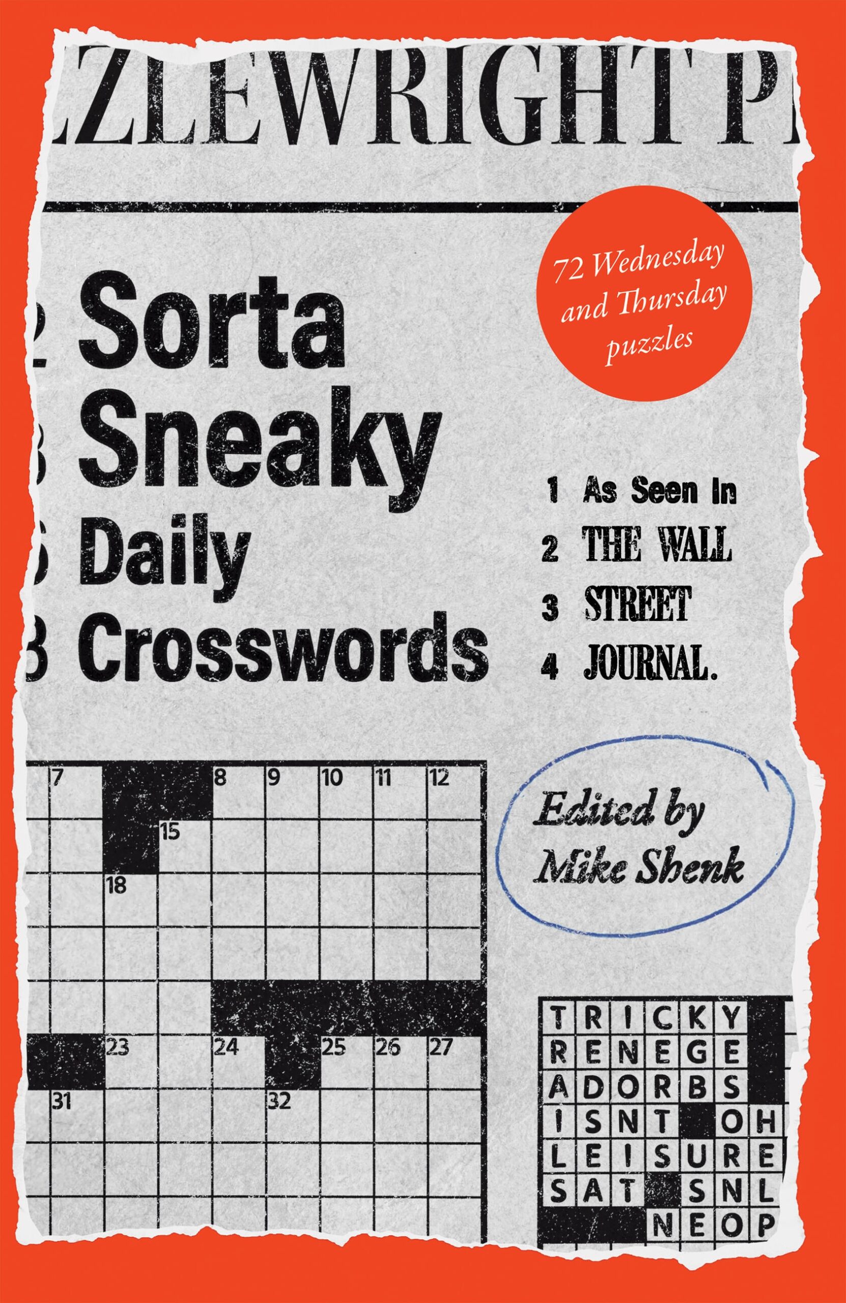 Sorta Sneaky Daily Crosswords By Mike Shenk Hachette Book Group