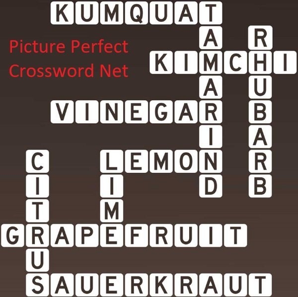 Sour Stuff Picture Perfect Crossword