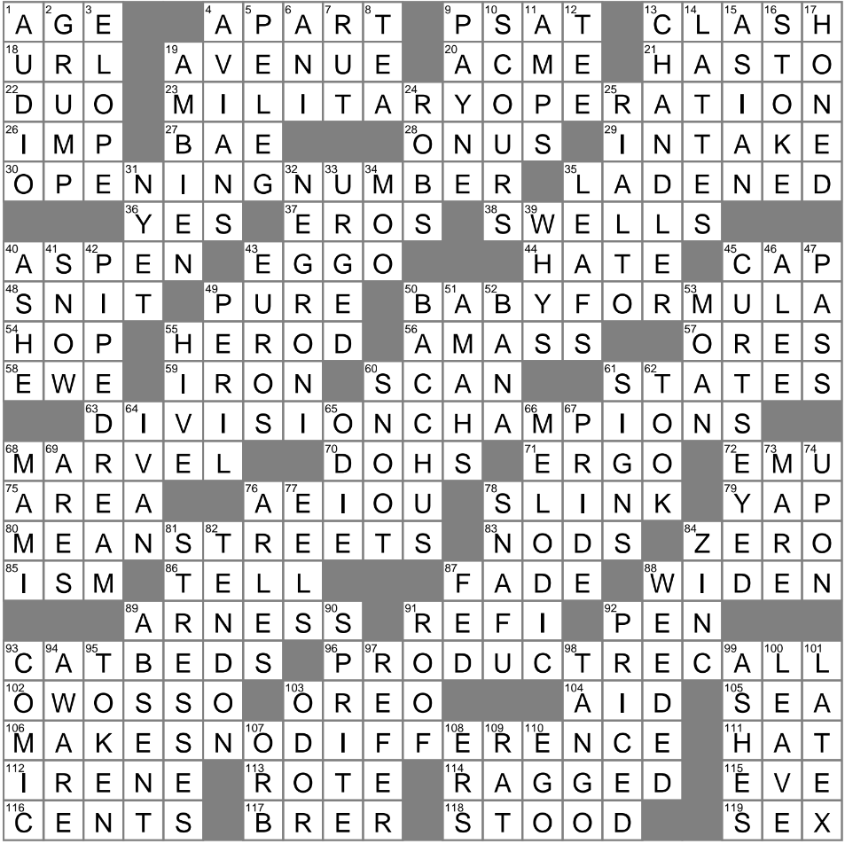 stockpile crossword clue