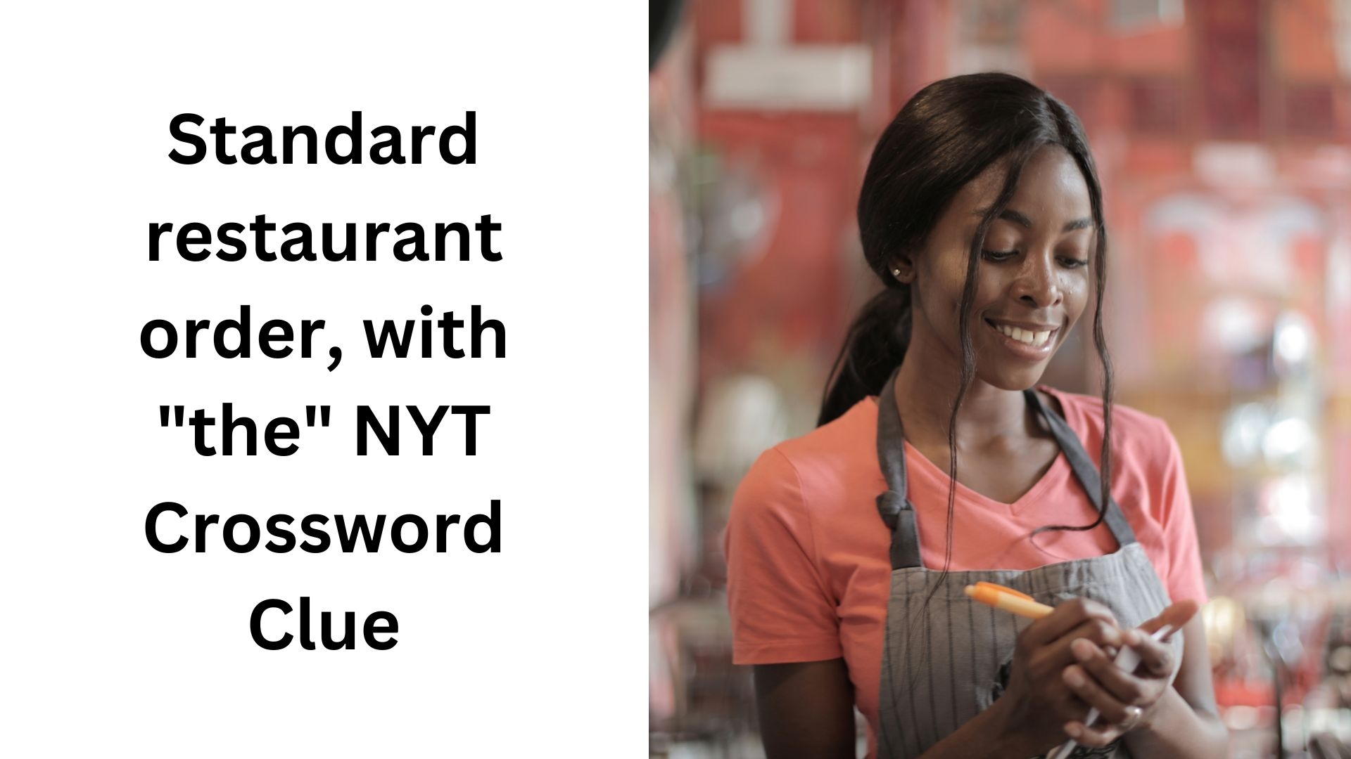 Standard Restaurant Order With the NYT Crossword Clue January 2 2025 Standard Restaurant Order With the NYT Crossword Clue January 2 2025