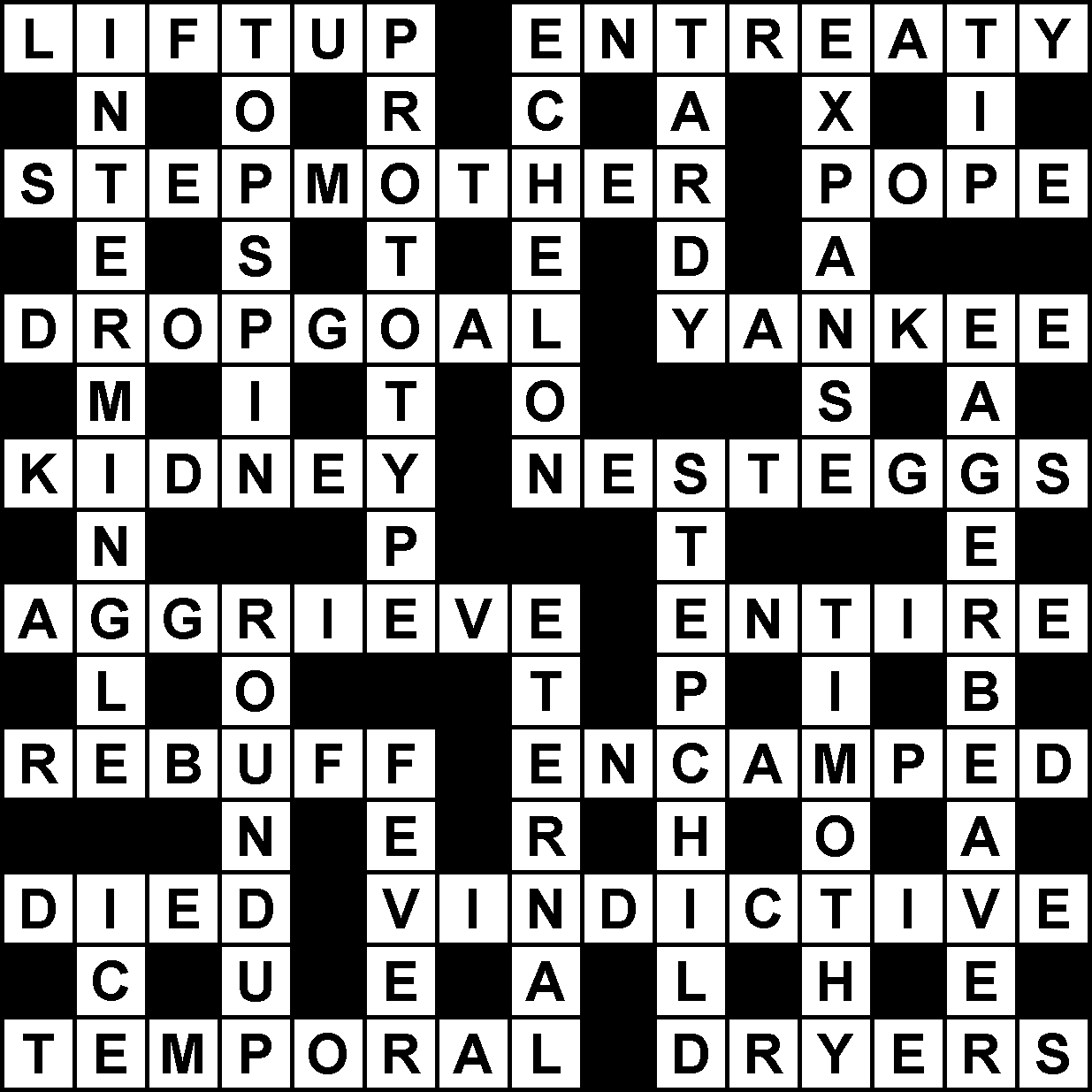 Stickler Boxed Set 1 Puzzle 17 Solution Australian Crosswords