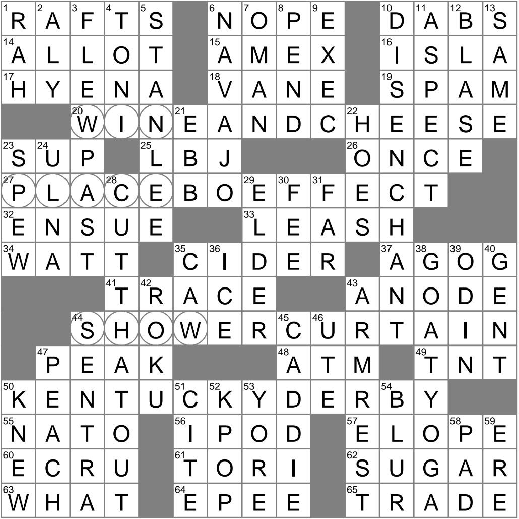 Stop It Crossword Clue Archives LAXCrossword