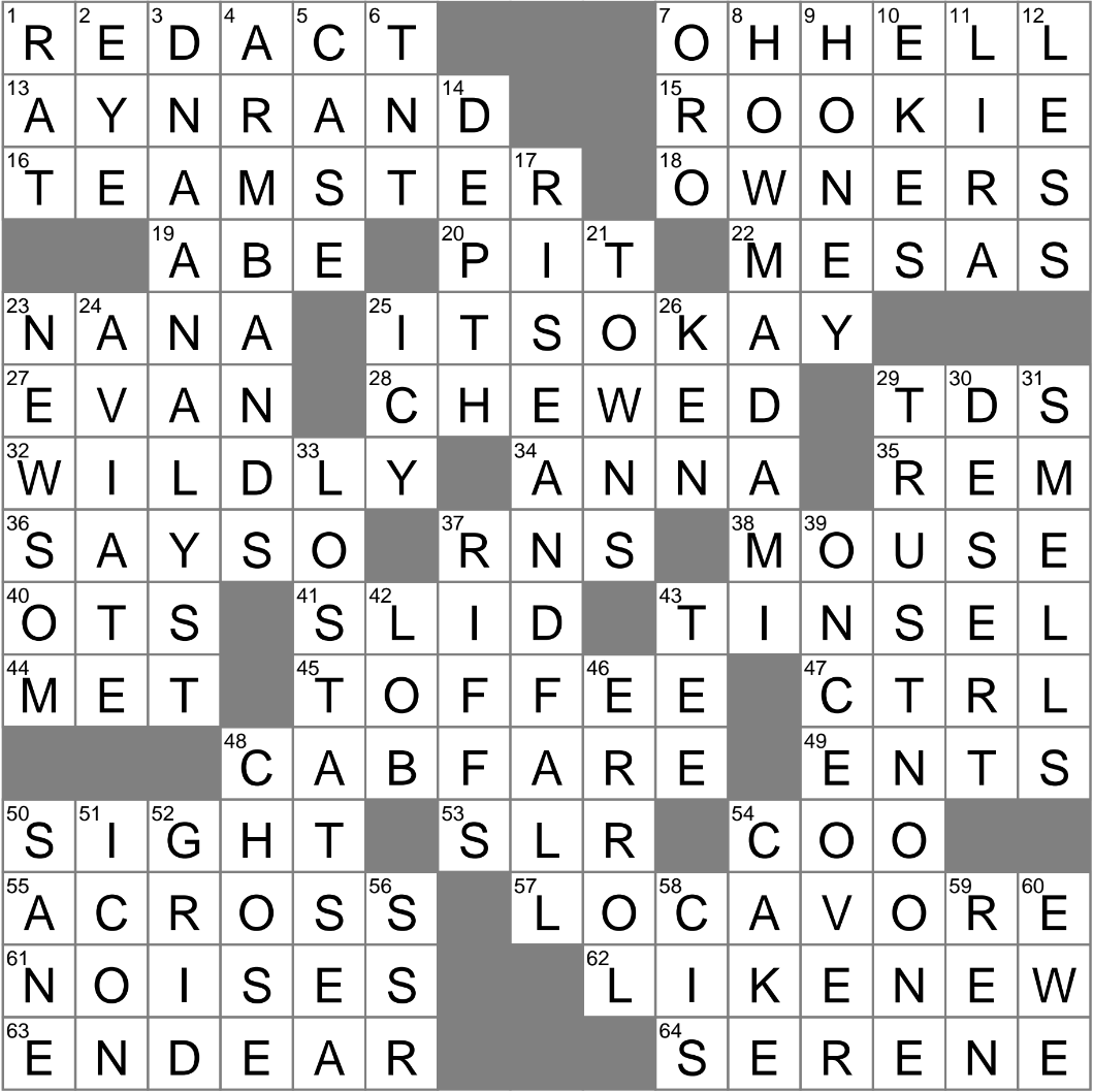 Strands In A Tree Crossword Clue Archives LAXCrossword