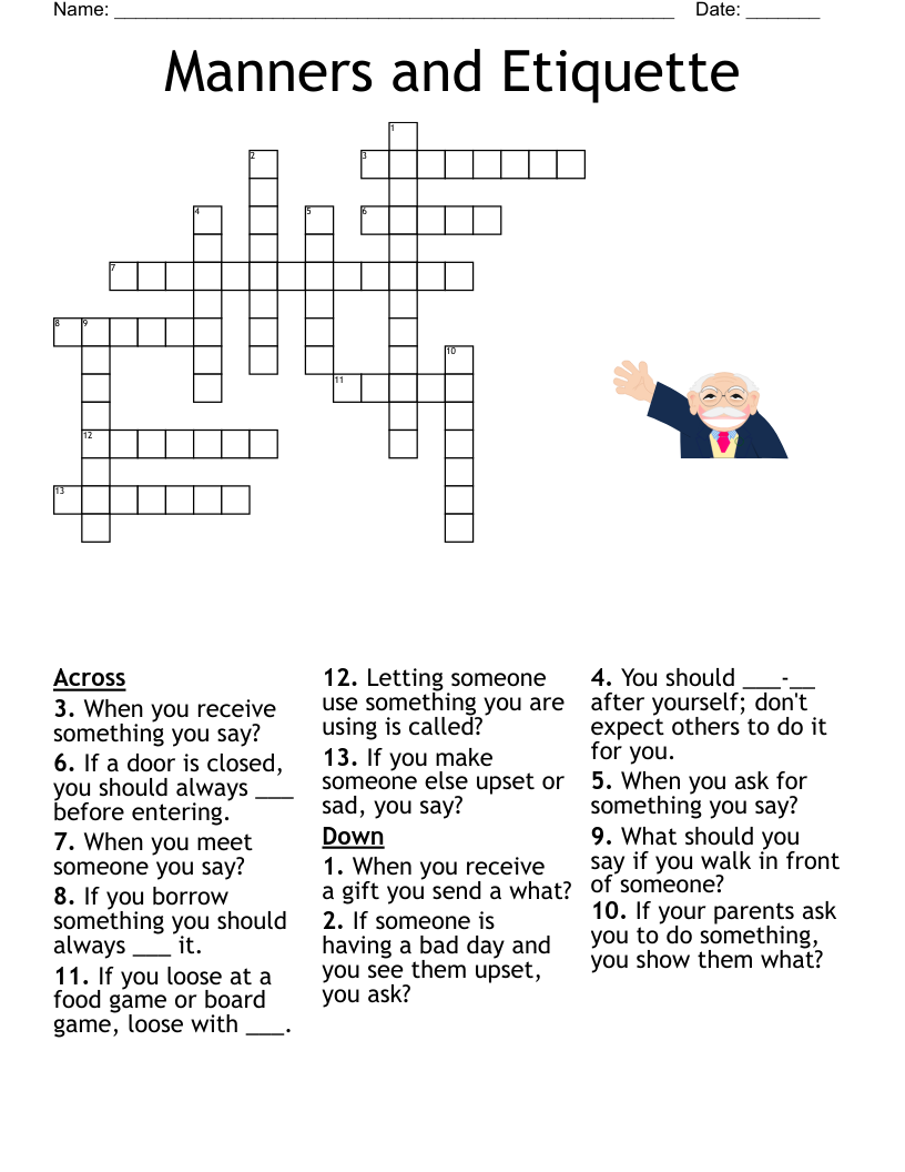 Stranger Danger Crossword WordMint