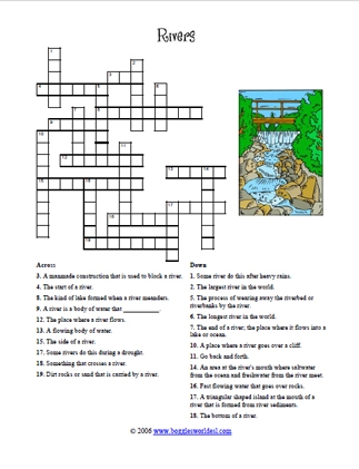 arizona river crossword puzzle clue