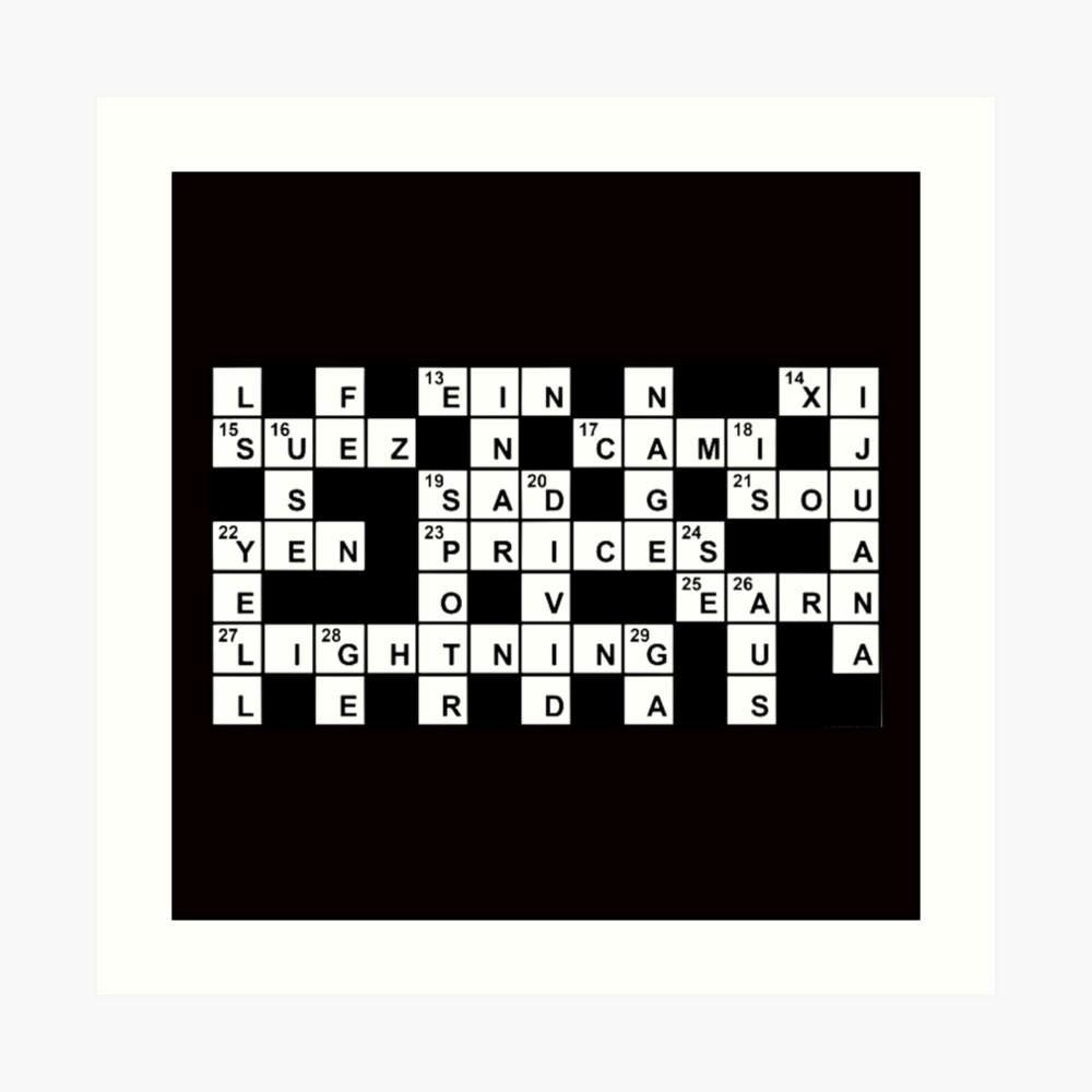 Success Crossword Clue Poster For Sale By Covid50 Redbubble Success Crossword Clue Poster For Sale By Covid50 Redbubble