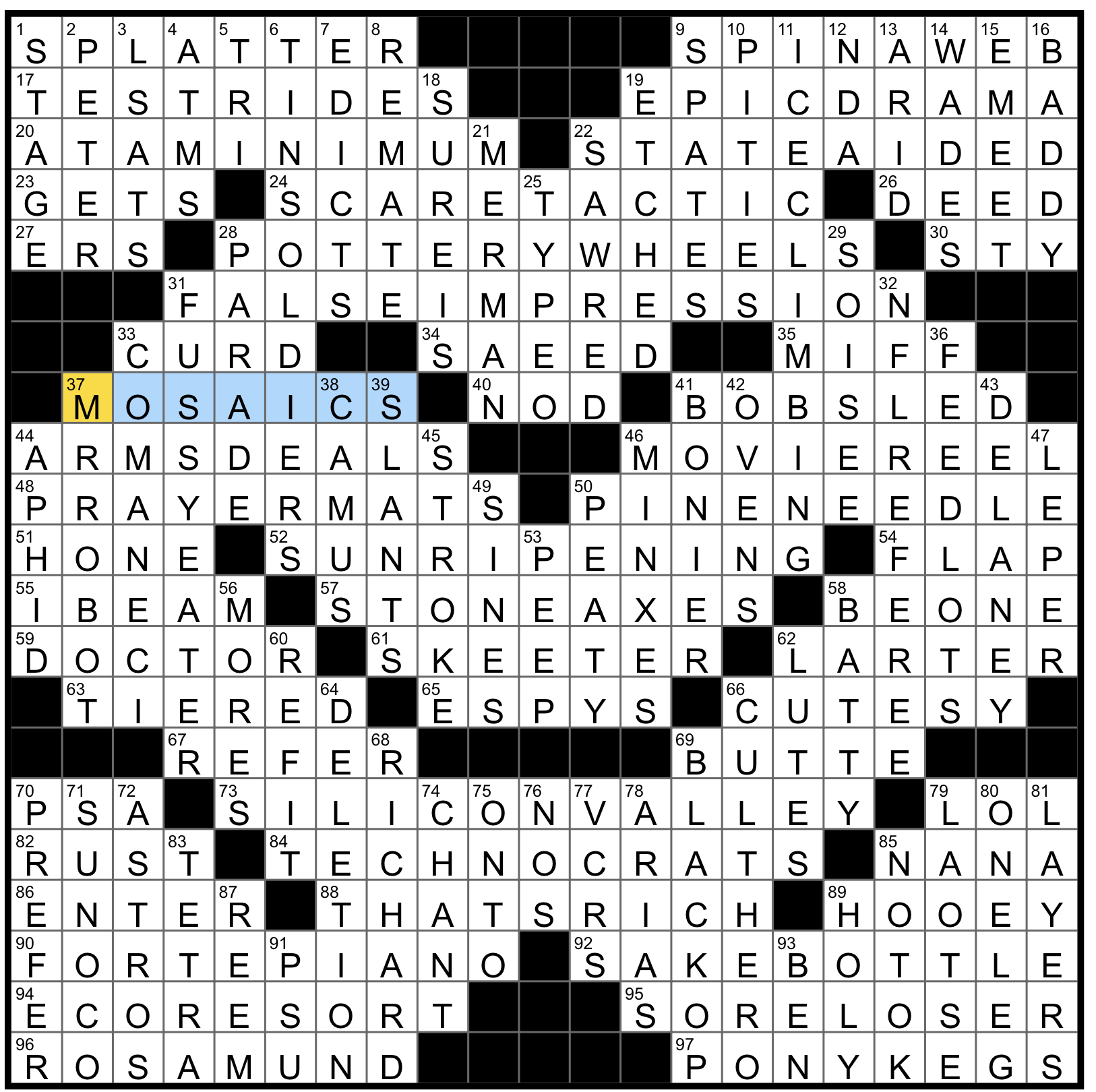 Sunday November 2 2025 Diary Of A Crossword Fiend