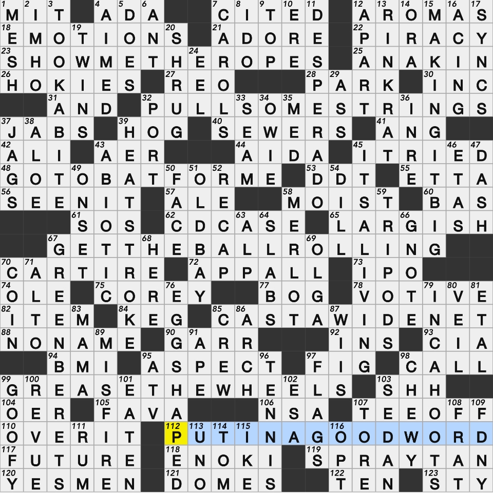 Sunday November 24 2024 Diary Of A Crossword Fiend