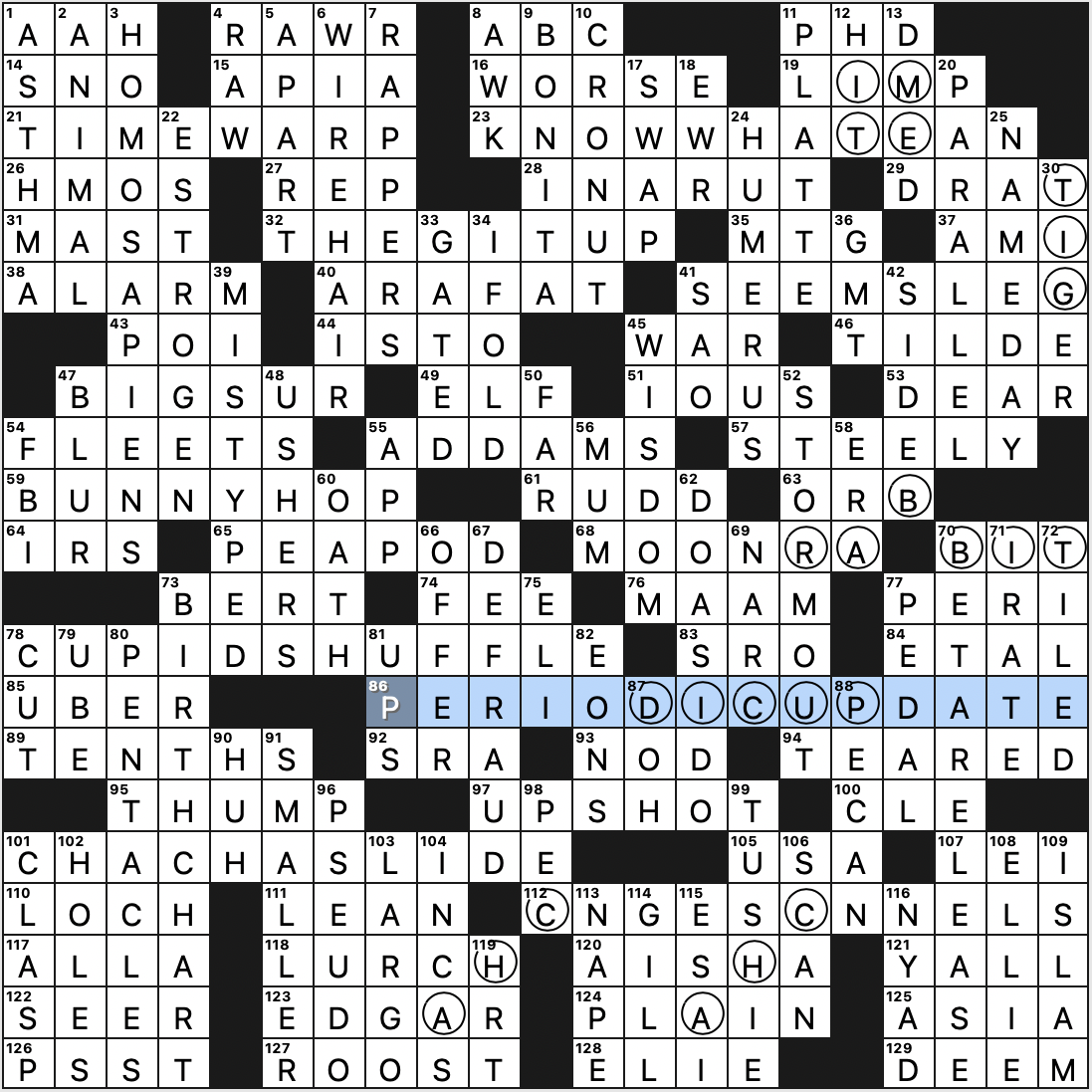 Sunday November 30 2025 Diary Of A Crossword Fiend
