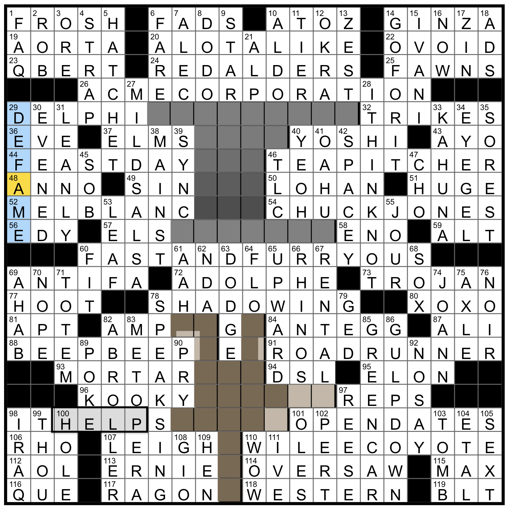 Sunday September 14 2025 Diary Of A Crossword Fiend