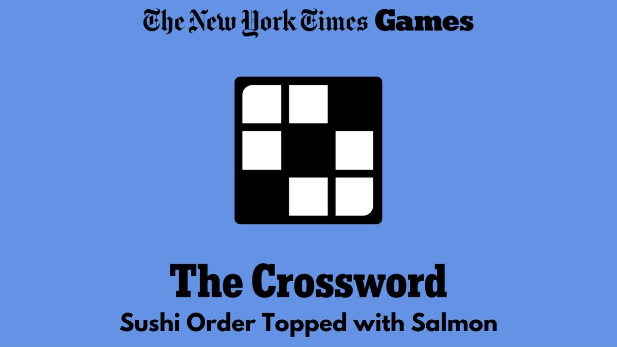 sushi fish crossword clue