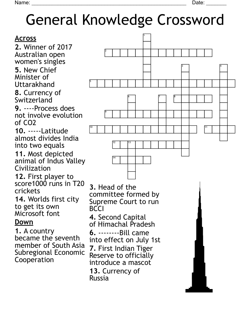 Switzerland Crossword WordMint