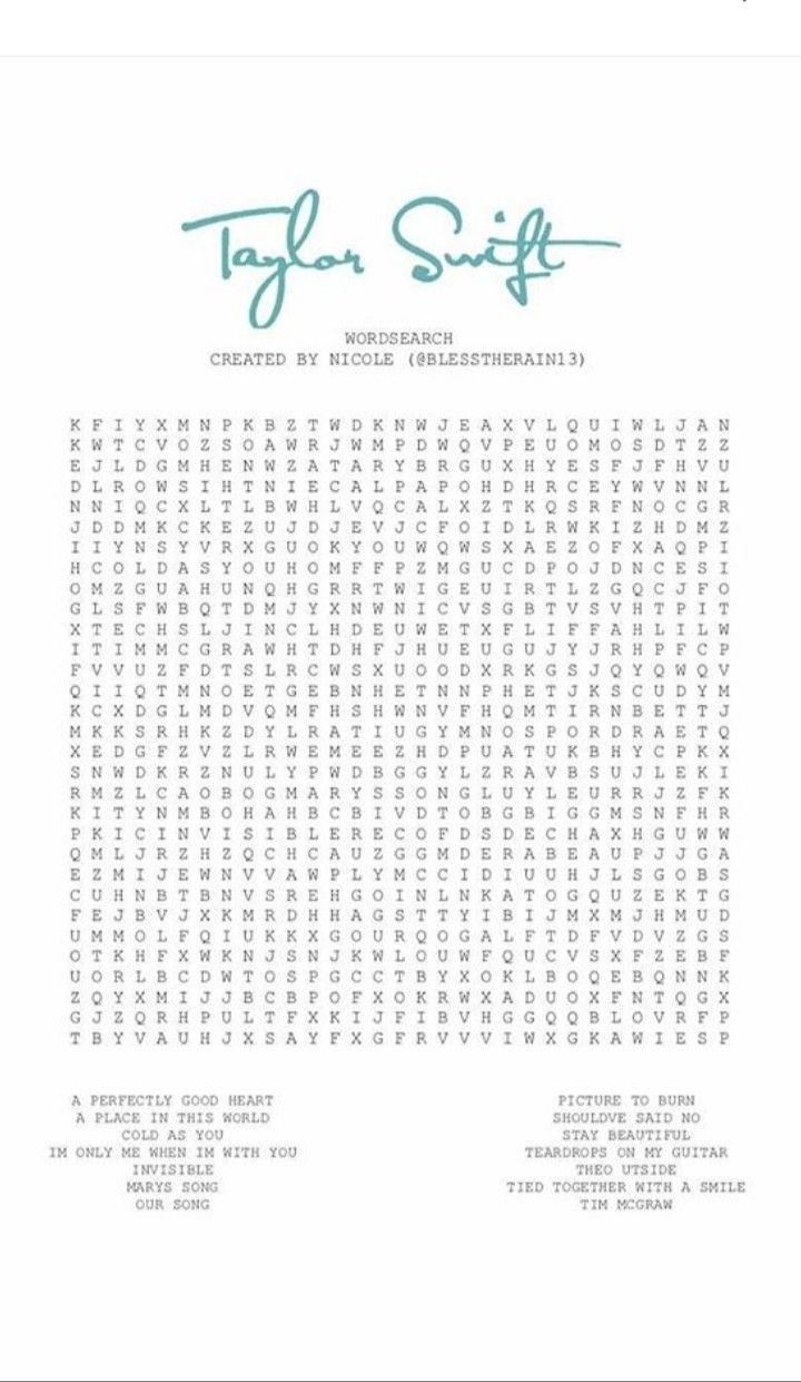 Taylor Crossword Taylor Crossword