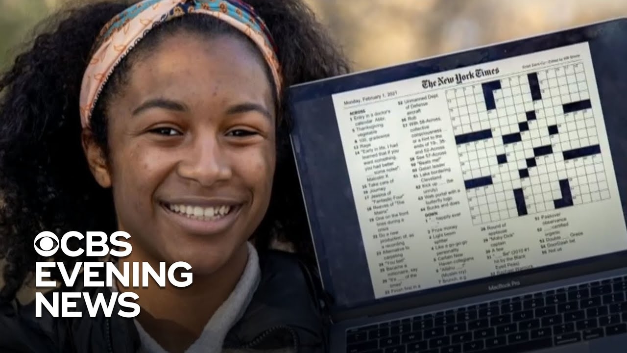 Teen Blazes Trail With Crossword Puzzle Passion YouTube