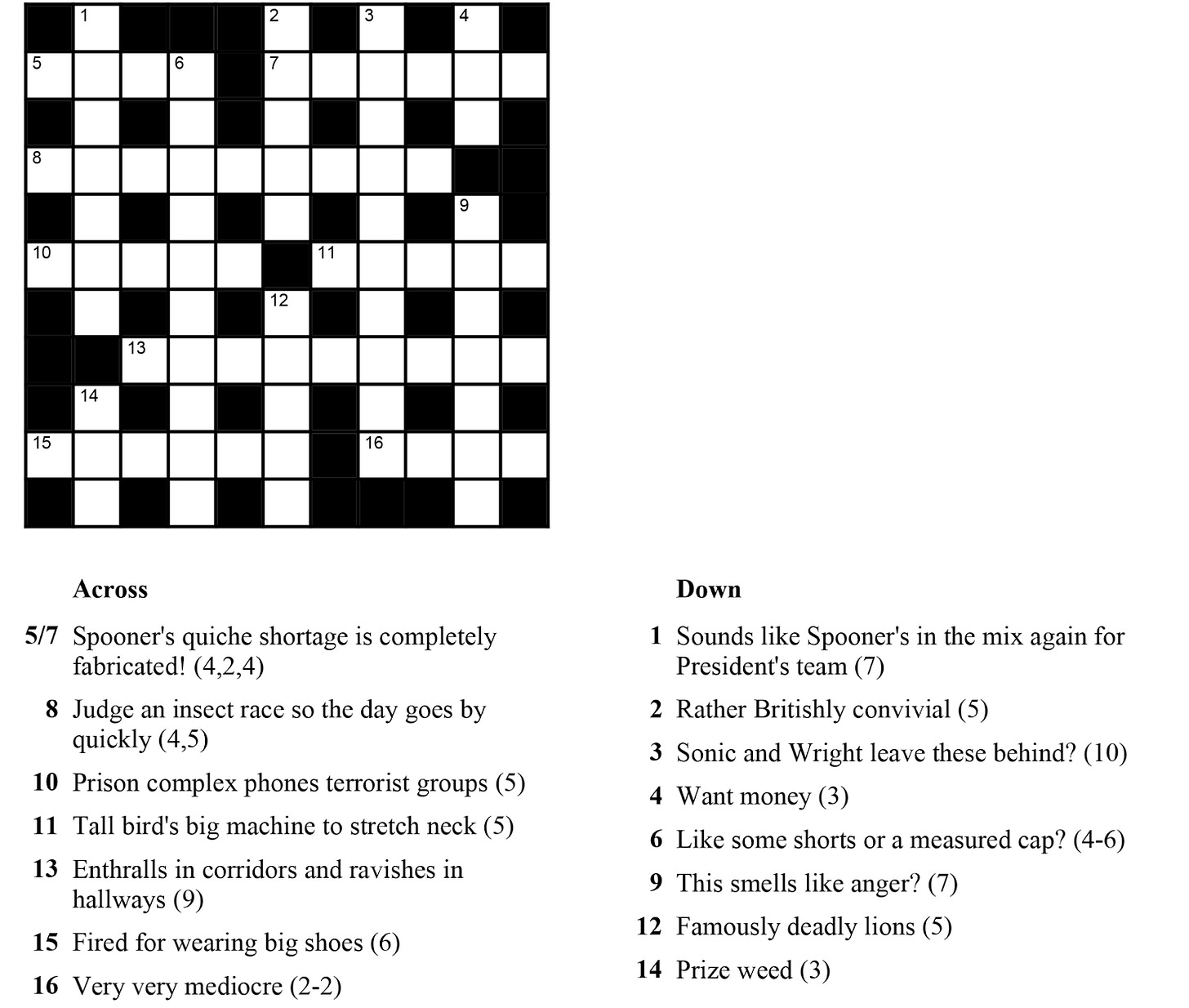 crossword clue annoy