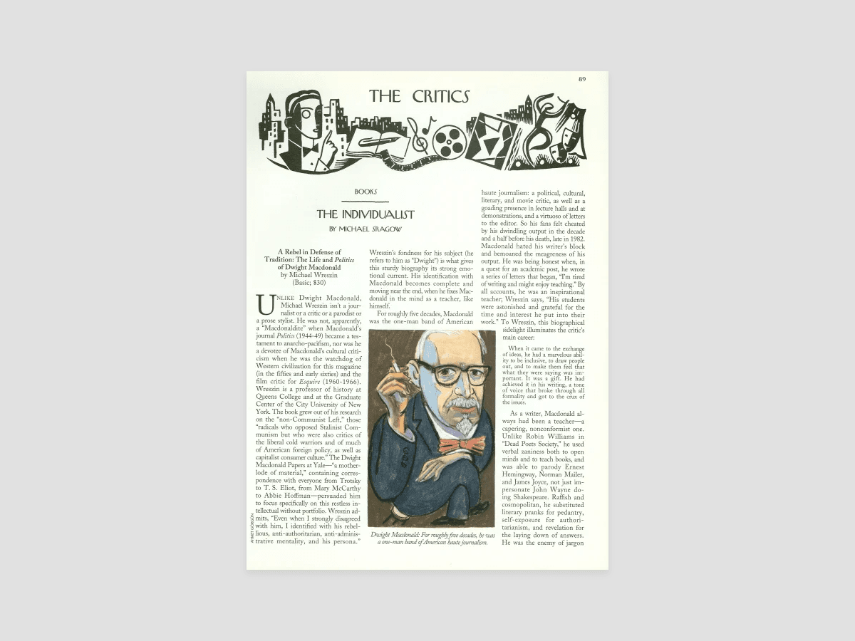 The Individualist The New Yorker