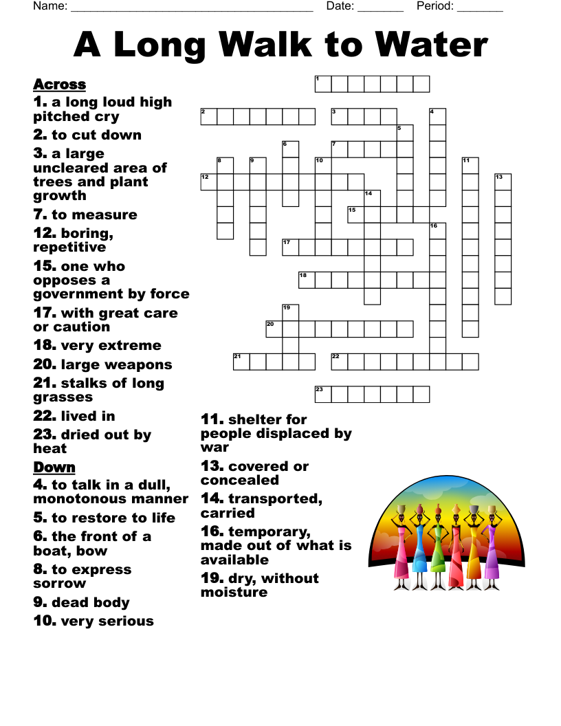 The Long Walk Crossword WordMint