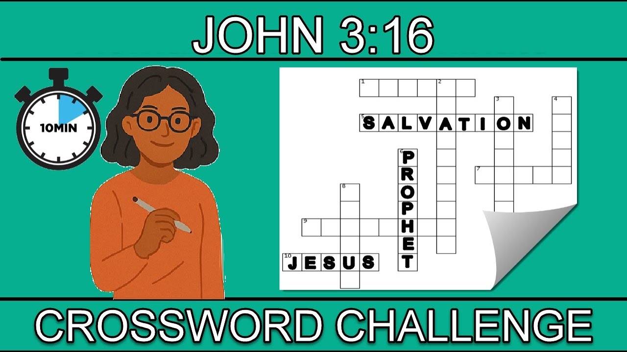 The Love Filled Crossword John 3 16 Puzzle Eternal Truths YouTube