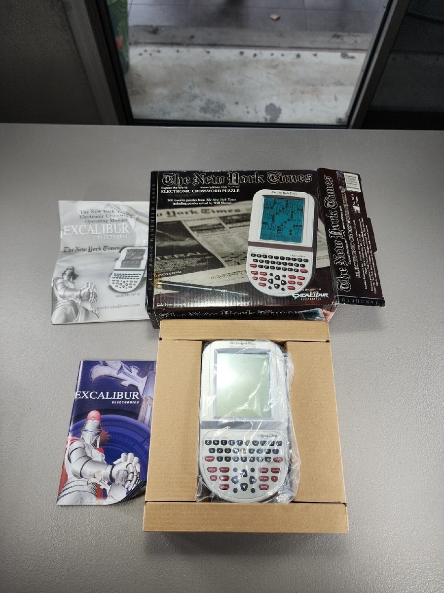 The New York Times By Excalibur Electronic Crossword Puzzle NY10 New Open Box EBay