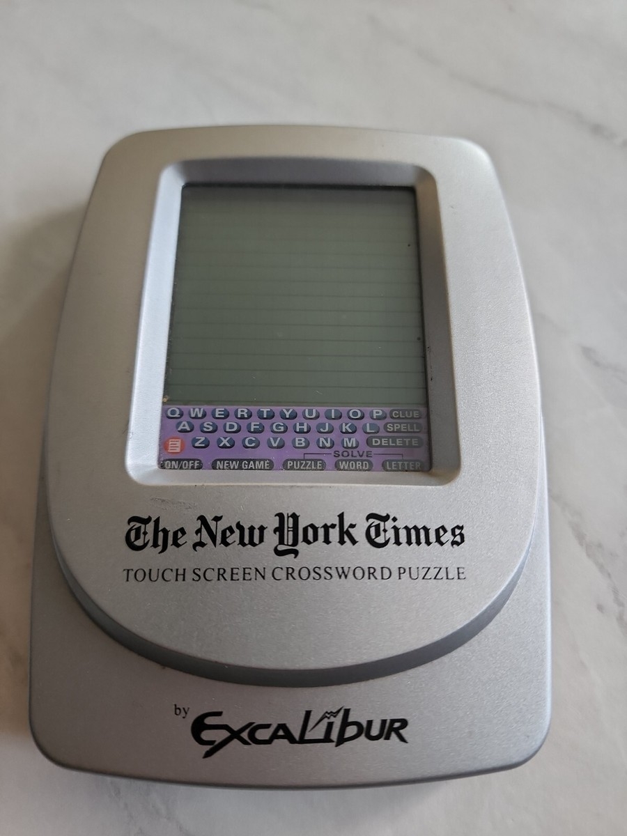 The New York Times Touch Screen Crossword Puzzle By Excalibur EBay The New York Times Touch Screen Crossword Puzzle By Excalibur EBay