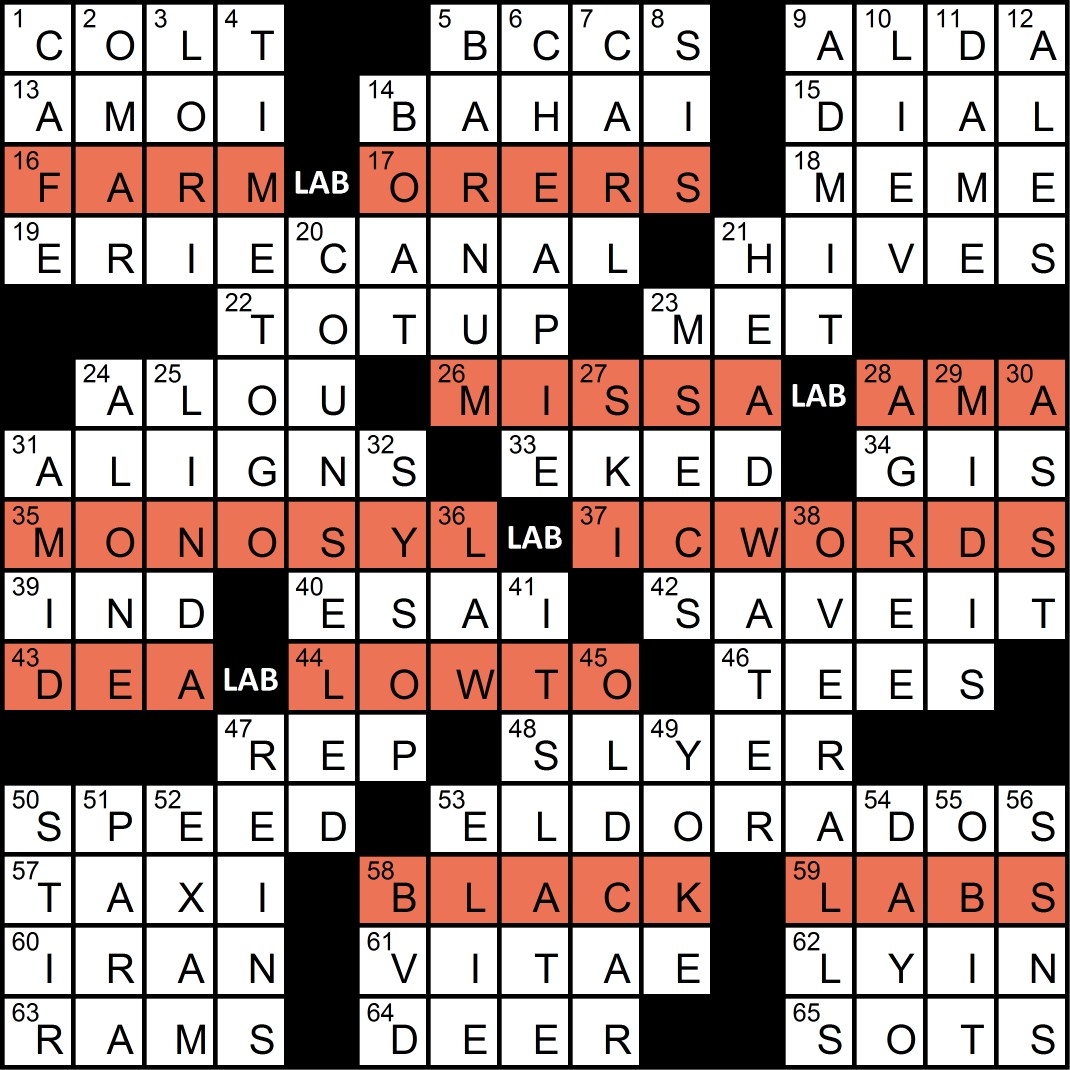 trickery crossword clue
