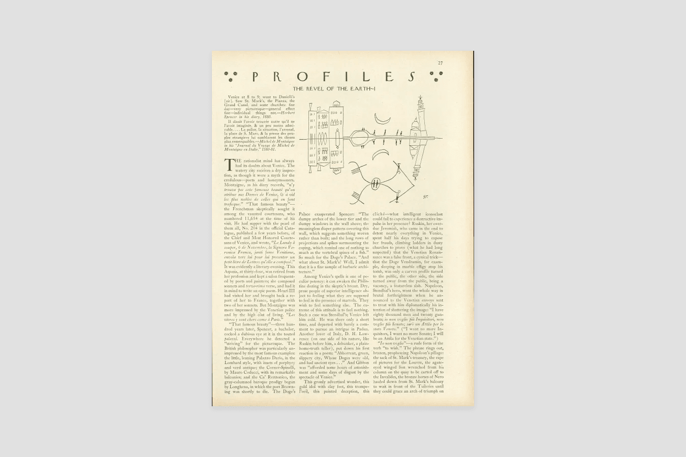 The Revel Of The Earth I The New Yorker