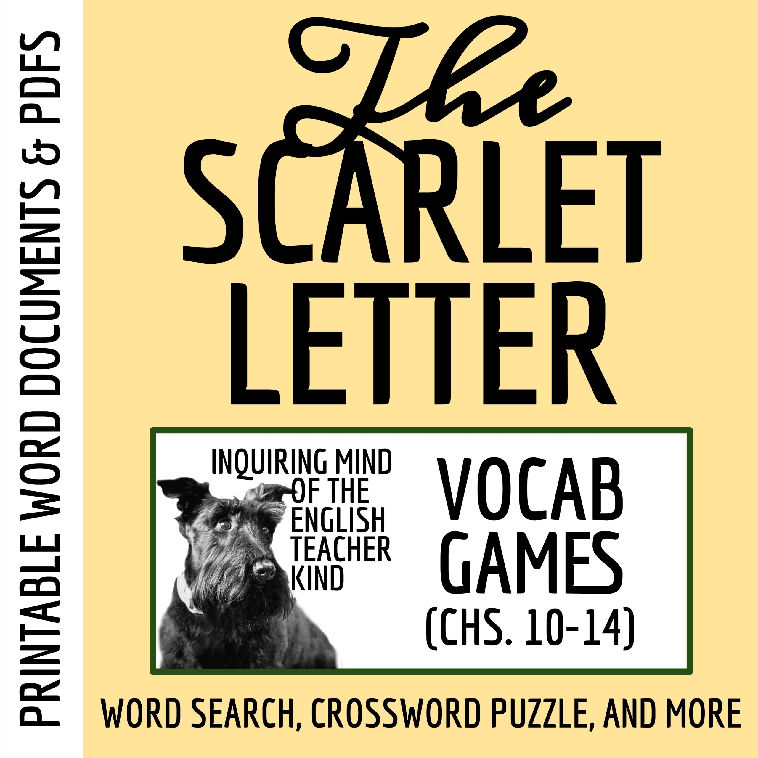 The Scarlet Letter Chapters 10 11 12 13 And 14 Vocabulary Activities Made By Teachers The Scarlet Letter Chapters 10 11 12 13 And 14 Vocabulary Activities Made By Teachers